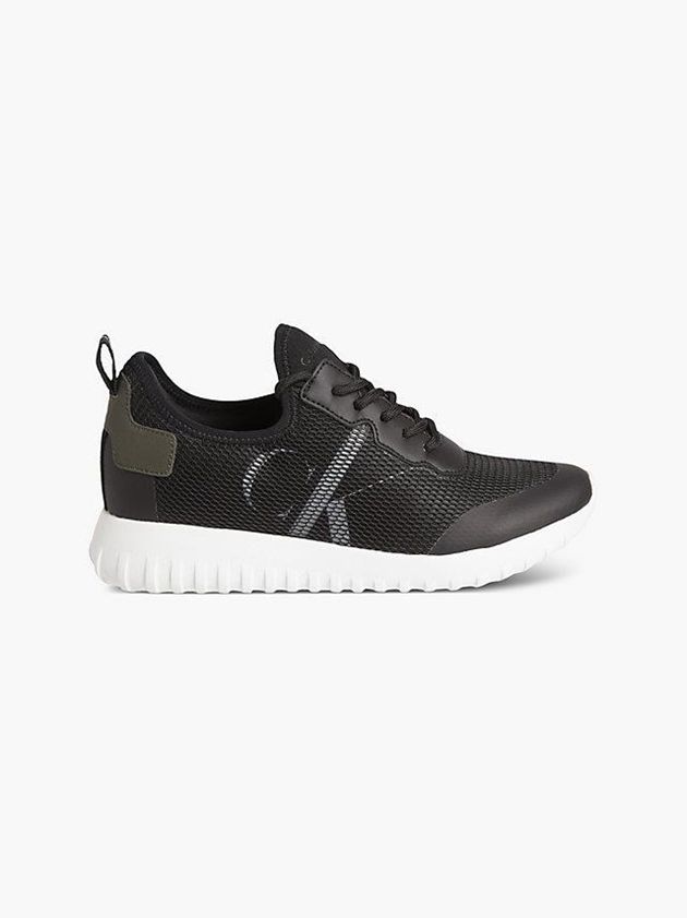 Calvin Klein USA Recycled Mesh Womens Sneakers Black 2571894-CG